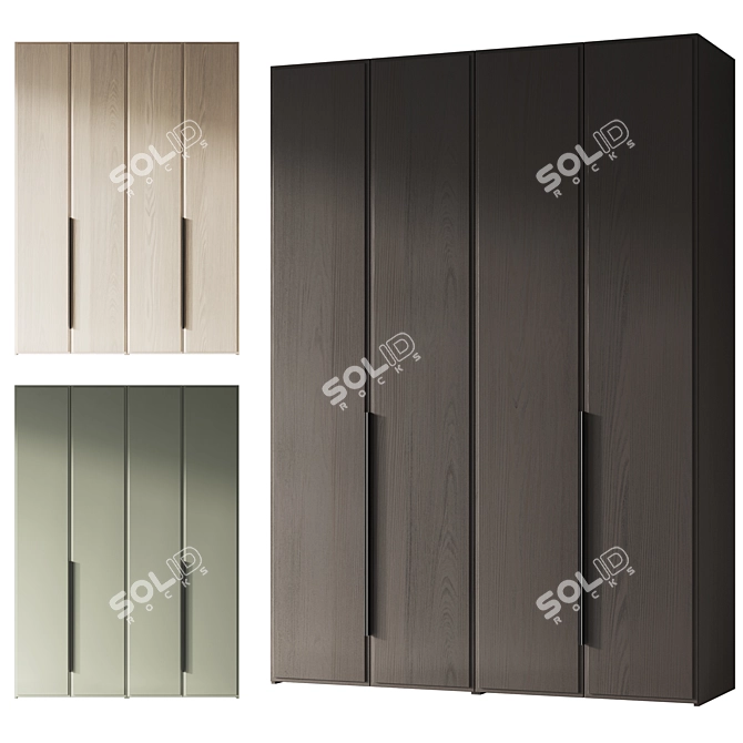 Minimalistic Entryway Furniture Set 3D model image 3