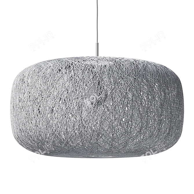 Contemporary Mesh Pendant Light 3D model image 7