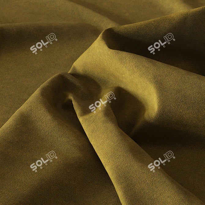 Seamless Velvet Fabric 4k Textures 3D model image 2