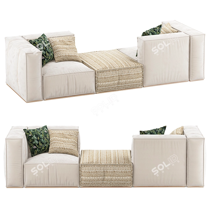 ALULA Outdoor Sofa Collection 3D model image 1