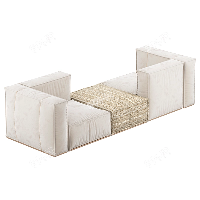 ALULA Outdoor Sofa Collection 3D model image 2