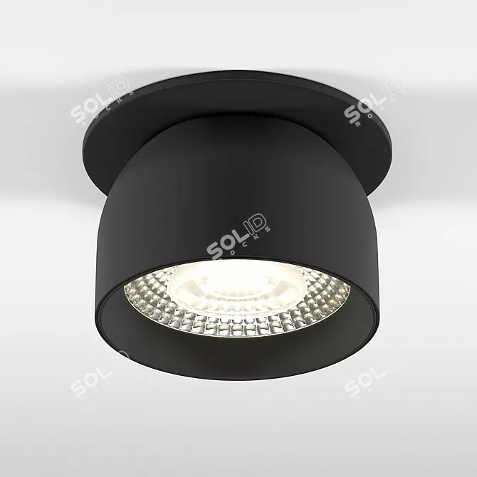 Accent LED Recessed Spotlight Uno 3D model image 2