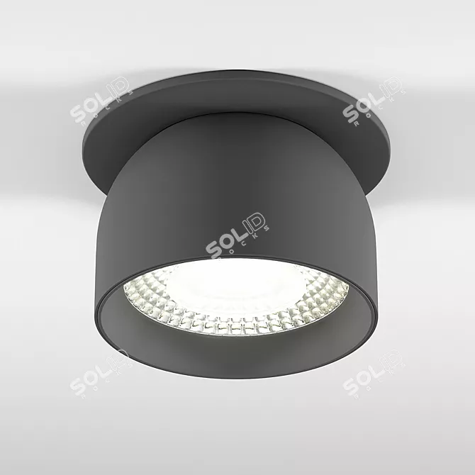 Accent LED Recessed Spotlight Uno 3D model image 3