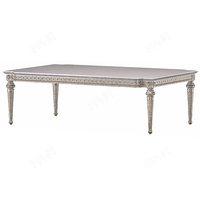 Elegant Fontenay Coffee Table 3D model image 2