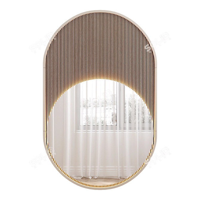 Miani Mirror by Vittoria Frigerio 3D model image 1