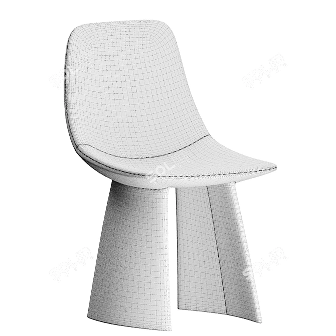 Elegant Bonaldo Agea Chair 3D model image 6