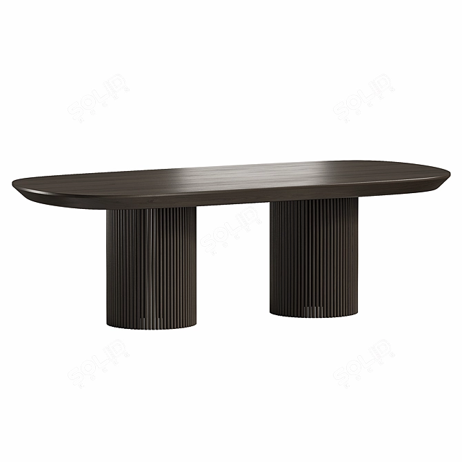 Corona Rendered Dining Set 13 3D model image 3