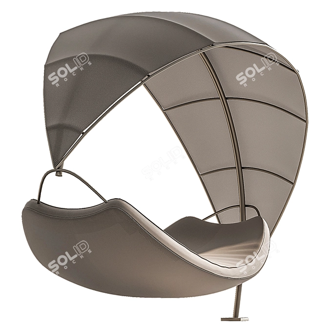 Elegance in Motion: Wave Hammock 3D model image 3