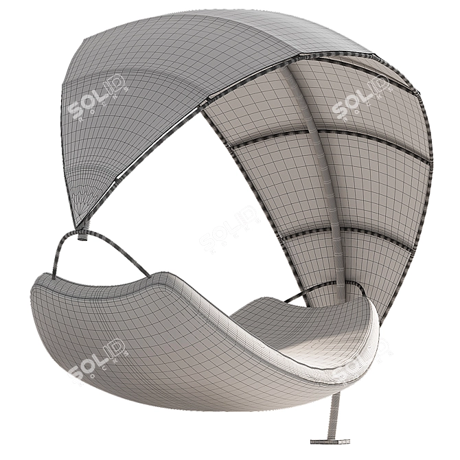 Elegance in Motion: Wave Hammock 3D model image 6