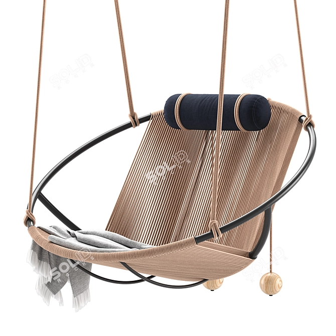 Modern Outdoor Swing Chair Ceci 3D model image 3