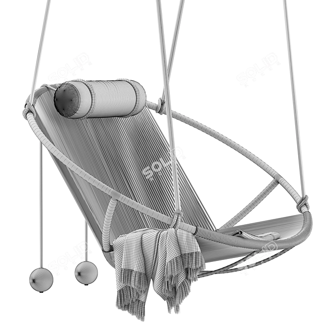 Modern Outdoor Swing Chair Ceci 3D model image 7