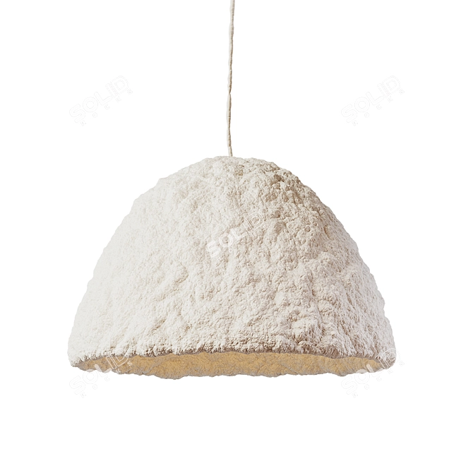 Elegant Helen Pendant Light 3D model image 1