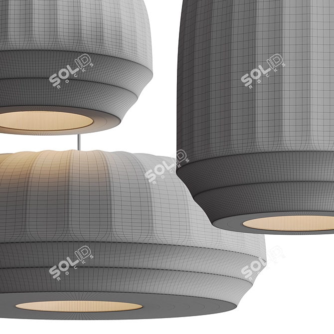 Tradition Pendant Lamp Set 0112 3D model image 11