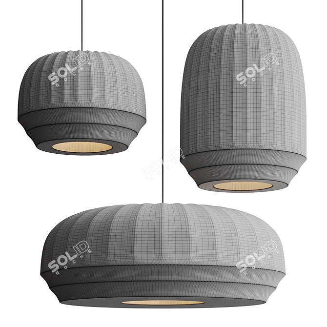 Tradition Pendant Lamp Set 0112 3D model image 12