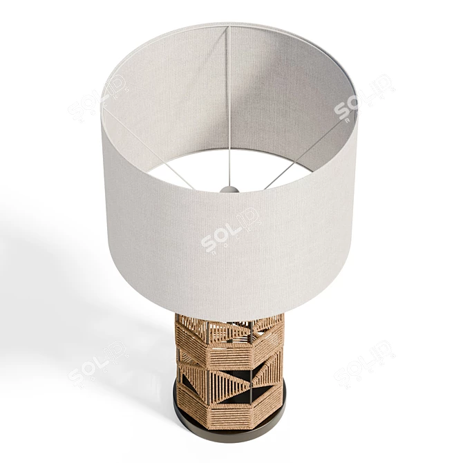 Sleek Peckham Light Table Lamp 3D model image 3