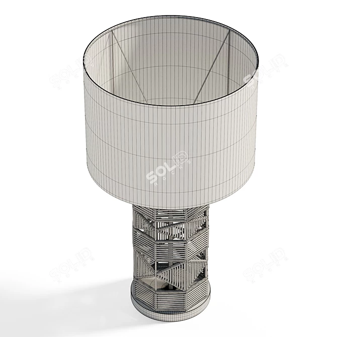 Sleek Peckham Light Table Lamp 3D model image 6