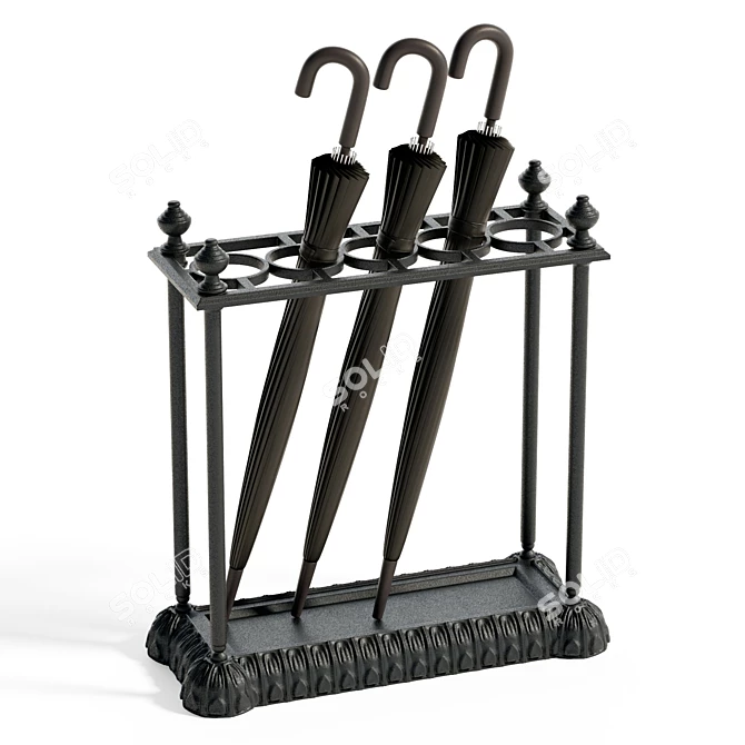  Priory Lane Cast Iron Umbrella Stand 3D model image 1