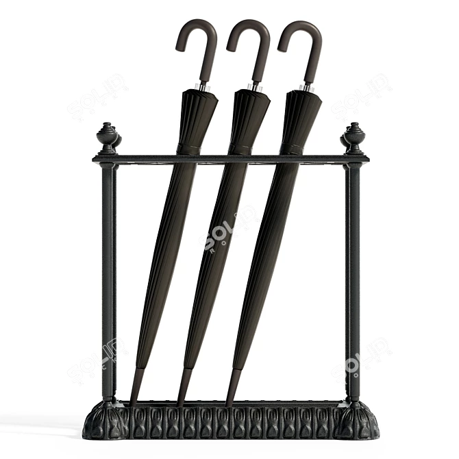  Priory Lane Cast Iron Umbrella Stand 3D model image 2