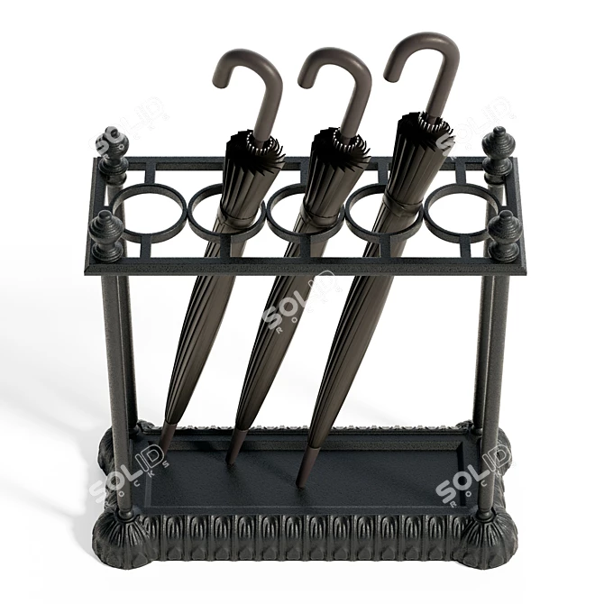  Priory Lane Cast Iron Umbrella Stand 3D model image 3