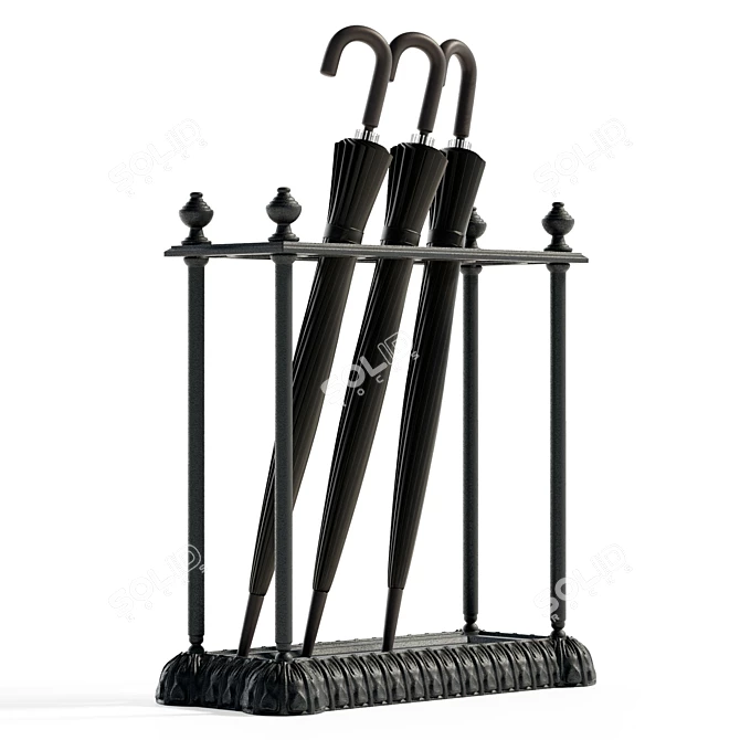  Priory Lane Cast Iron Umbrella Stand 3D model image 4