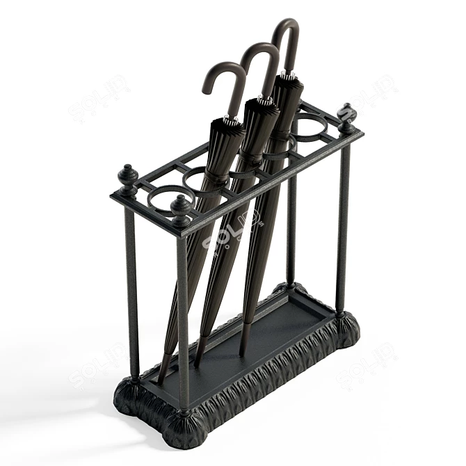  Priory Lane Cast Iron Umbrella Stand 3D model image 5