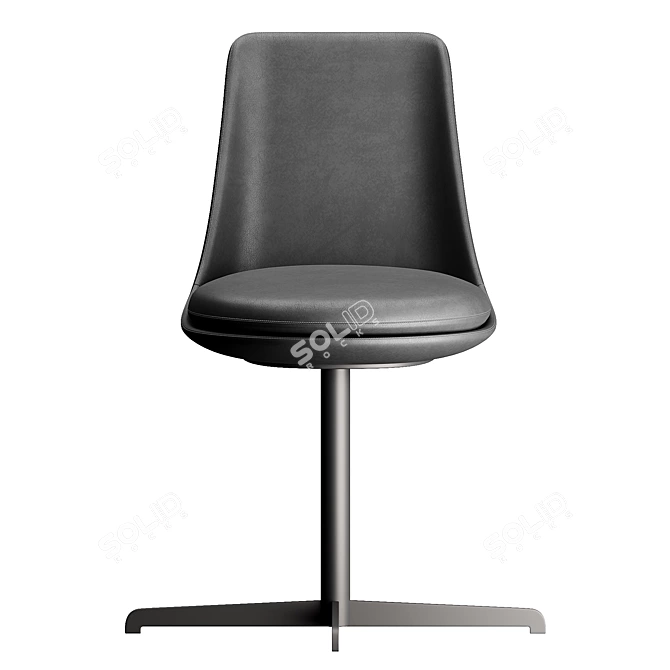 Stylish Itala Office Desk 3D model image 2