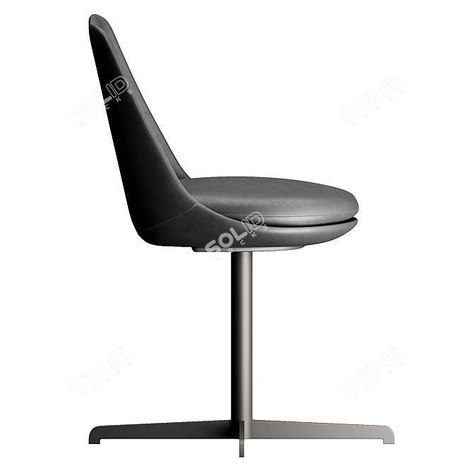 Stylish Itala Office Desk 3D model image 3