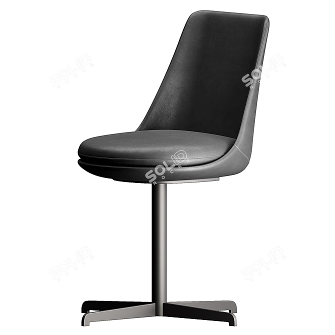 Stylish Itala Office Desk 3D model image 4