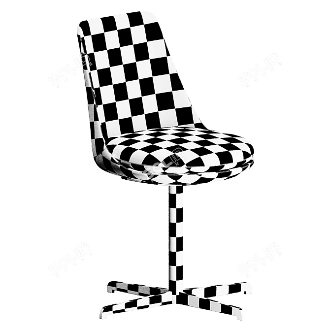 Stylish Itala Office Desk 3D model image 7