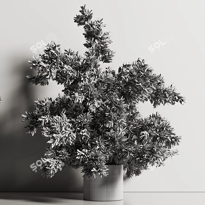 Modern Abstract 3D Plant Model 3D model image 3