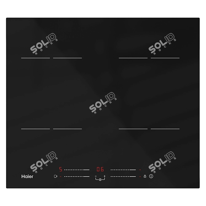 Smart Series 2 Cooktop HAISJ64MC 3D model image 1