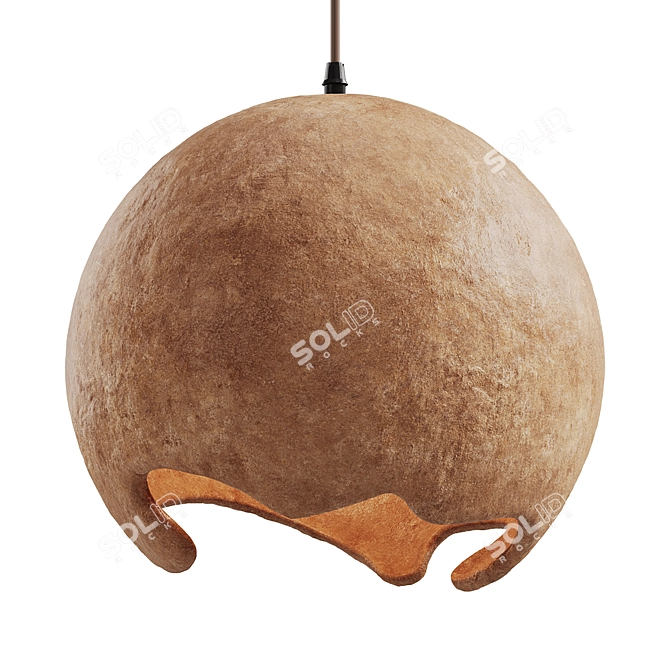 Serenity Sphere Pendant Lighting 3D model image 1