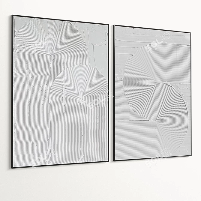 Dual Photo Frame with HQ Textures 3D model image 6