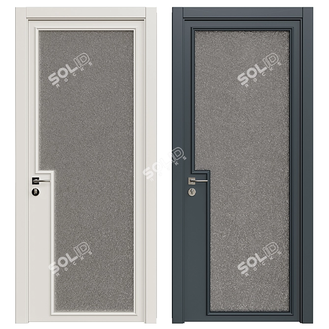 251 Interior Doors 3D Model 3D model image 1