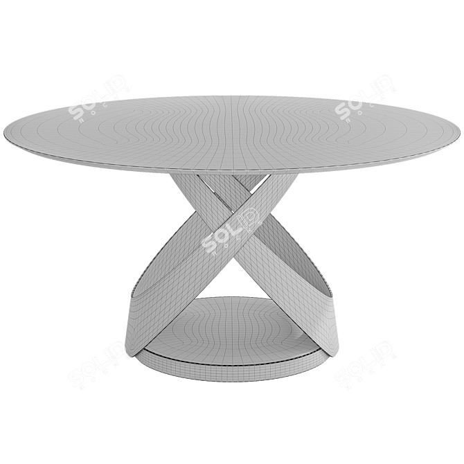 Versatile Tonin Casa CAPRI Table 3D model image 2