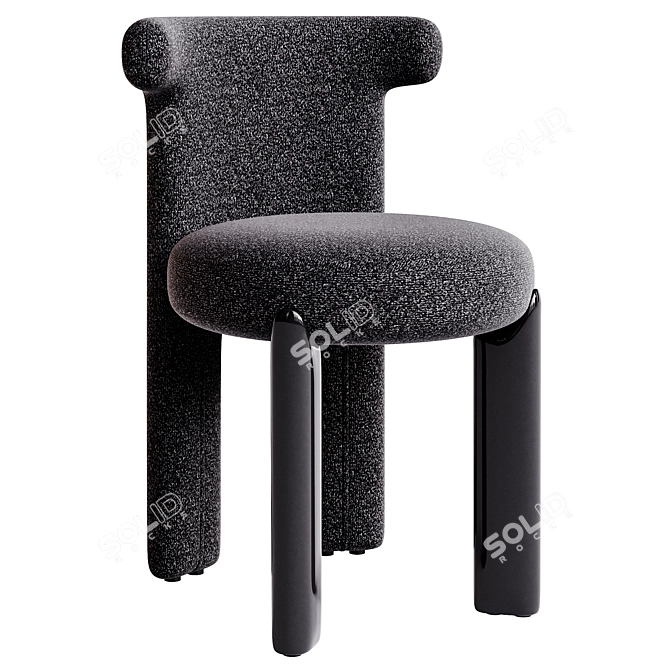 Modern Chic Chair Cossette Design 3D model image 2