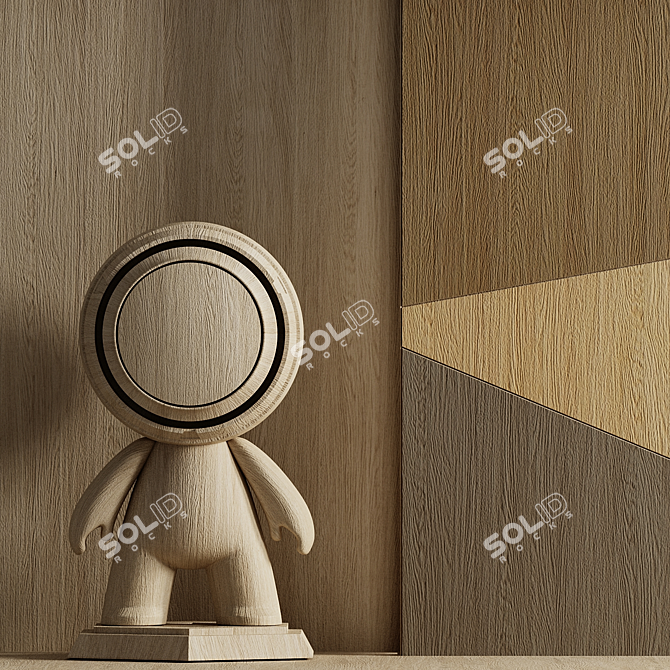 Seamless Wood Textures Collection 3D model image 1