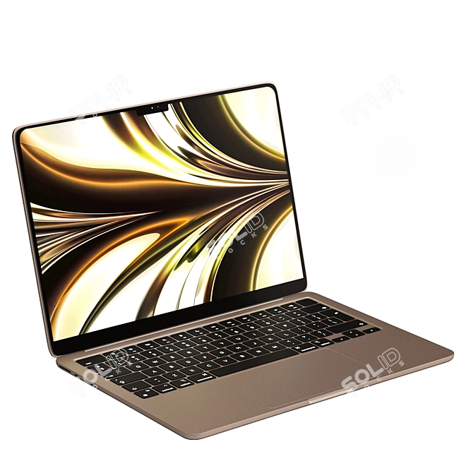 Apple MacBook Air 2022 3D Model 3D model image 2