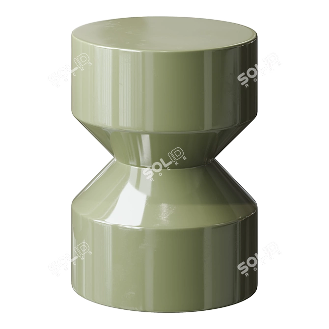 Riya Kane Round Side Tables 3D model image 3