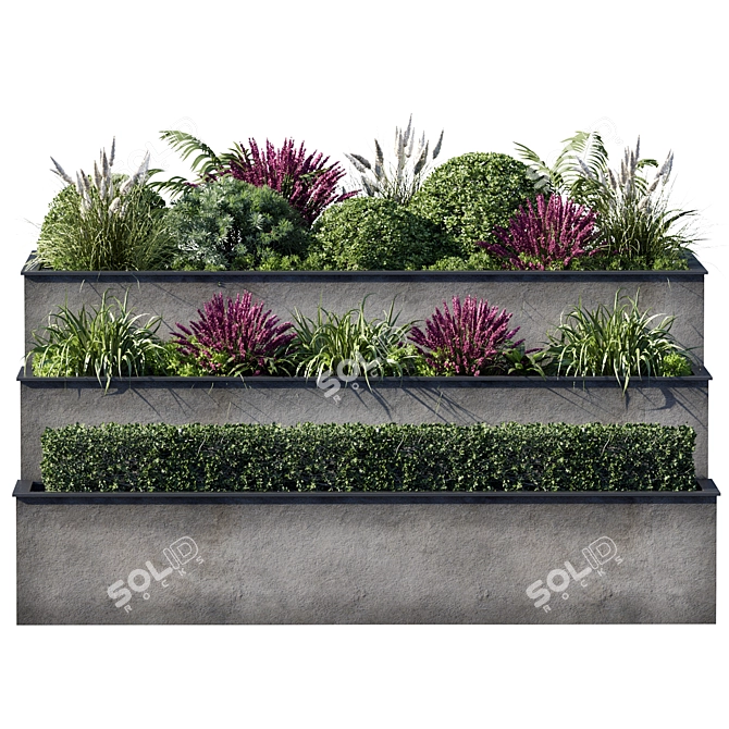 Outdoor Plant Collection: High-Quality Models 3D model image 2