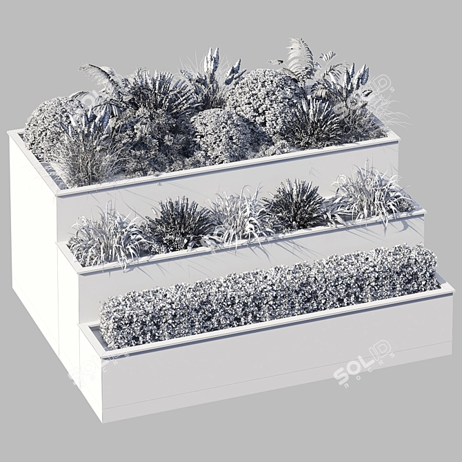 Outdoor Plant Collection: High-Quality Models 3D model image 4