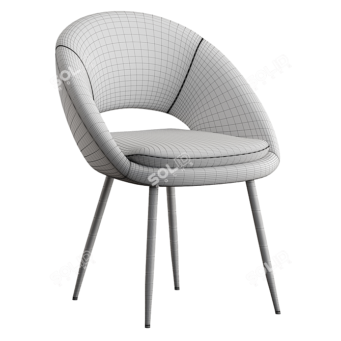 Modern Dining Chair | Stylish Design 3D model image 5