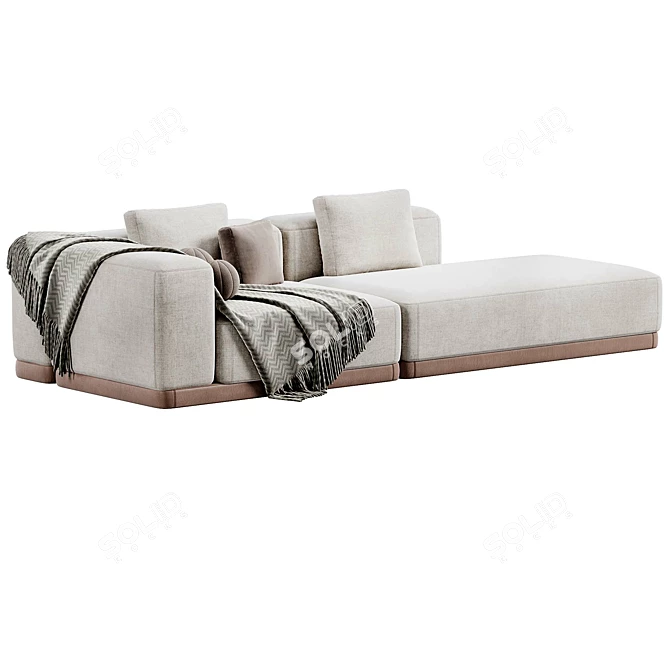 Modern BASE Sofa 2015 Model 3D model image 2