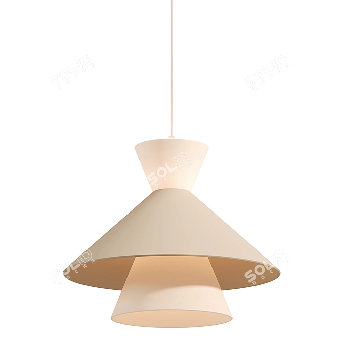 Modern Bennett Pendant Lamp Unique 3D model image 1