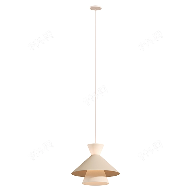 Modern Bennett Pendant Lamp Unique 3D model image 2