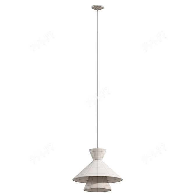 Modern Bennett Pendant Lamp Unique 3D model image 3