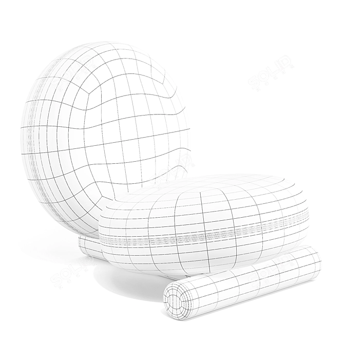 Meri - Contemporary Comfort Armchair 3D model image 7