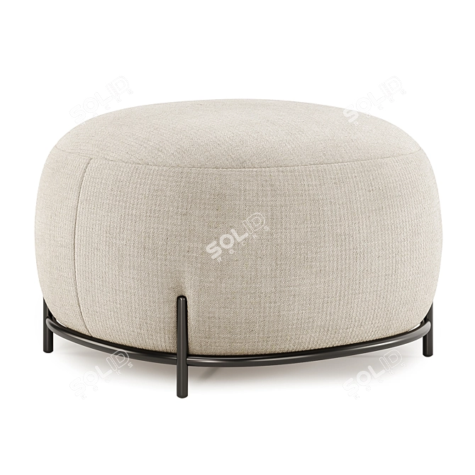 Modern Upholstered Bench Set by Actiu 3D model image 1