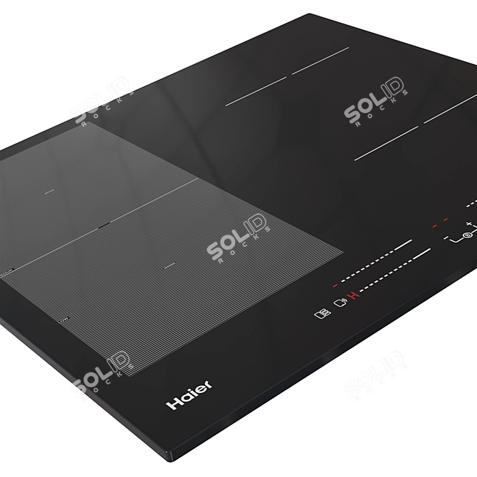 Modern Induction Hob - HAFRSJ64MC 3D model image 3