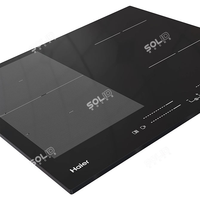 Modern Induction Hob - HAFRSJ64MC 3D model image 4